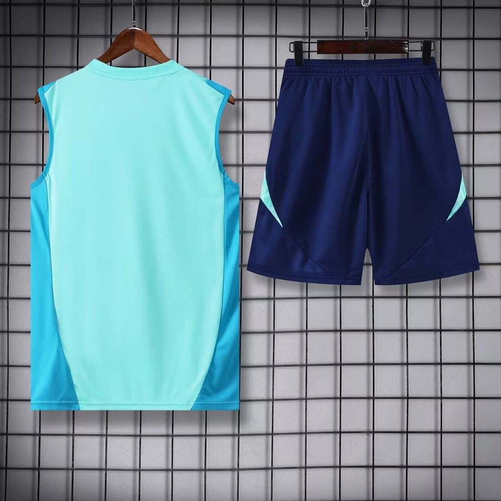 Adidas Football Sleeveless Short Set